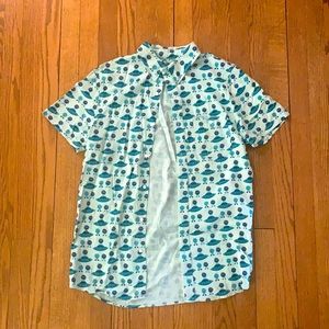Kickee Pants Men’s button down shirt